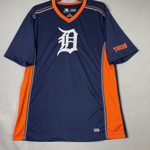 Majestic Other - Majestic TX3 Cool Detroit Tigers Shirt Blue Orange Mens Size Extra Large L